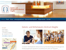 Tablet Screenshot of gwz-steglitz.de